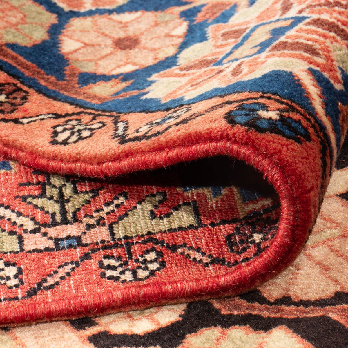 Tapis persan - Nomadic - 234 x 158 cm - rouge clair