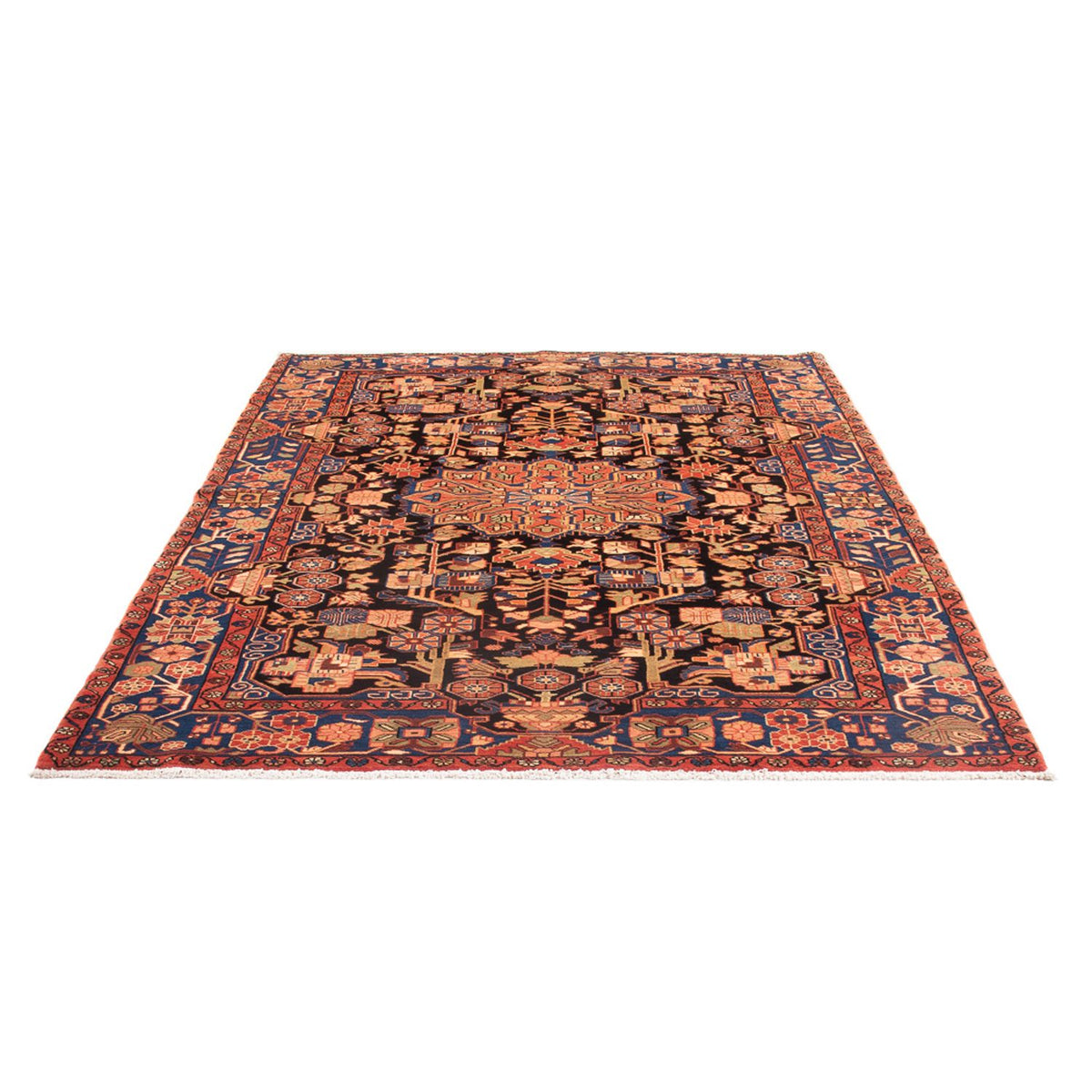 Tapis persan - Nomadic - 234 x 158 cm - rouge clair