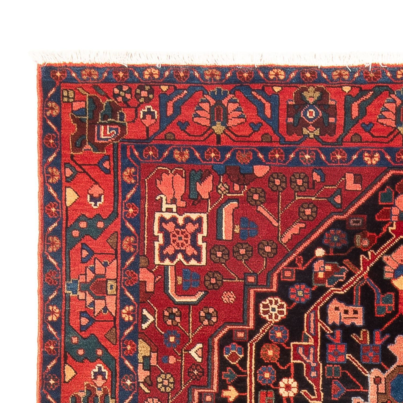 Tapis persan - Nomadic - 235 x 146 cm - rouge