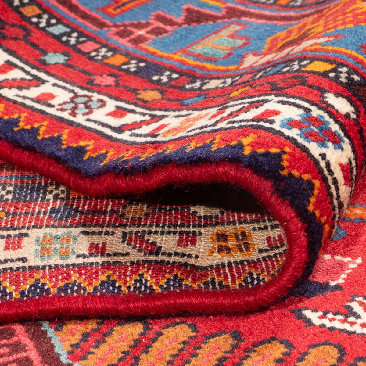 Tapis persan - Nomadic - 240 x 160 cm - rouge