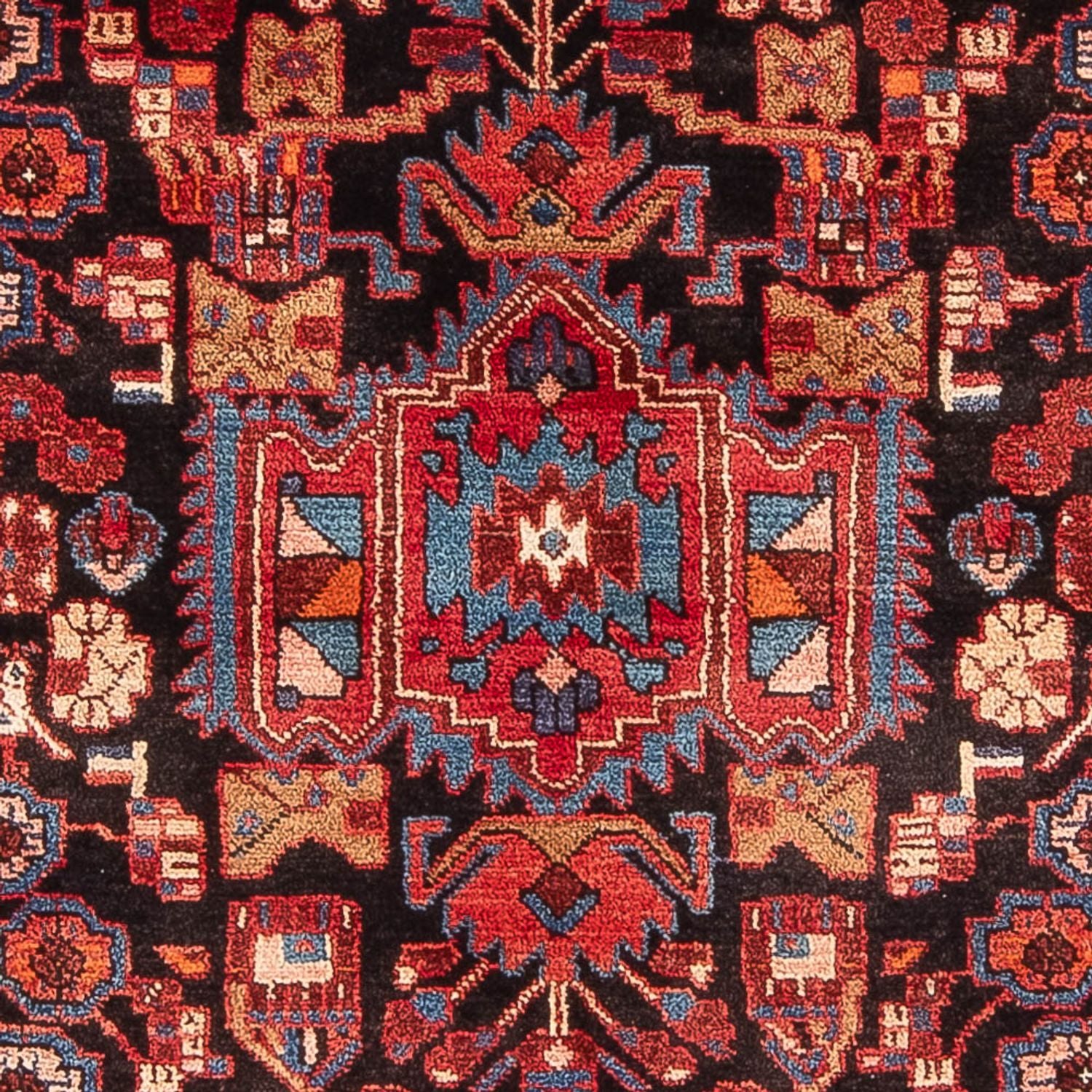 Tapis persan - Nomadic - 220 x 157 cm - bleu foncé