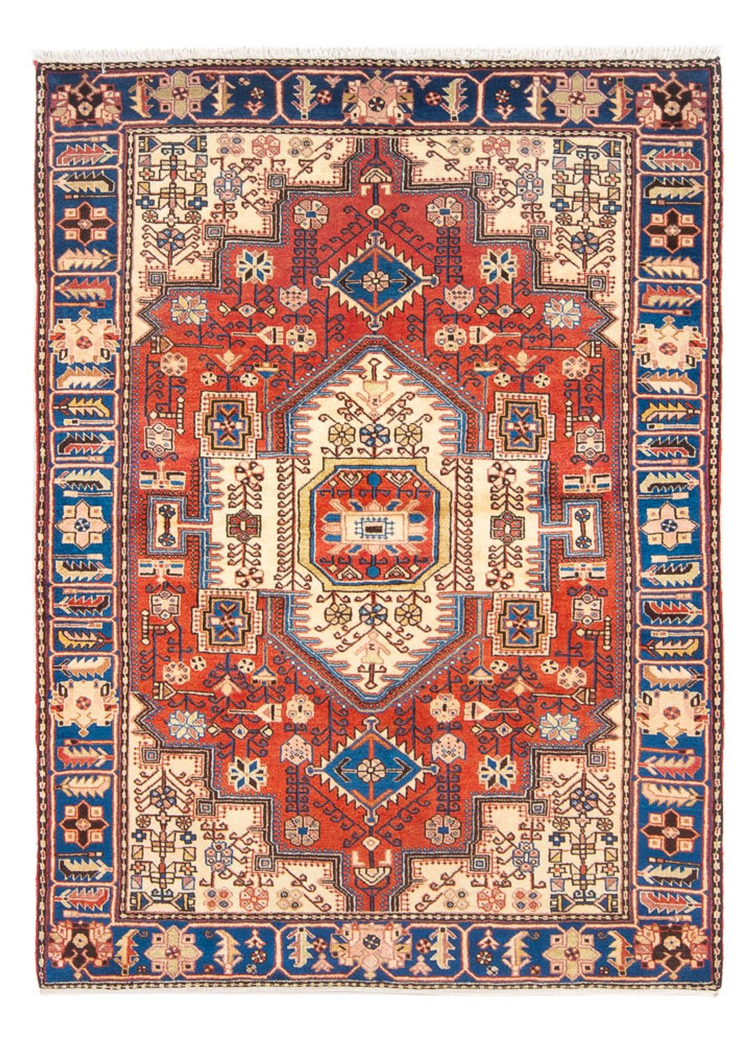 Tapis persan - Nomadic - 210 x 140 cm - beige