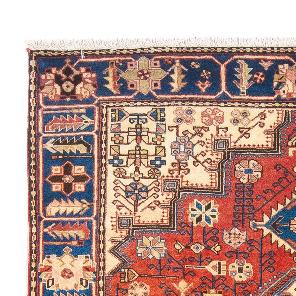 Tapis persan - Nomadic - 210 x 140 cm - beige