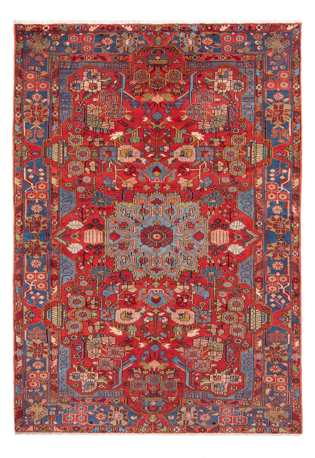 Tapis persan - Nomadic - 238 x 157 cm - rouge