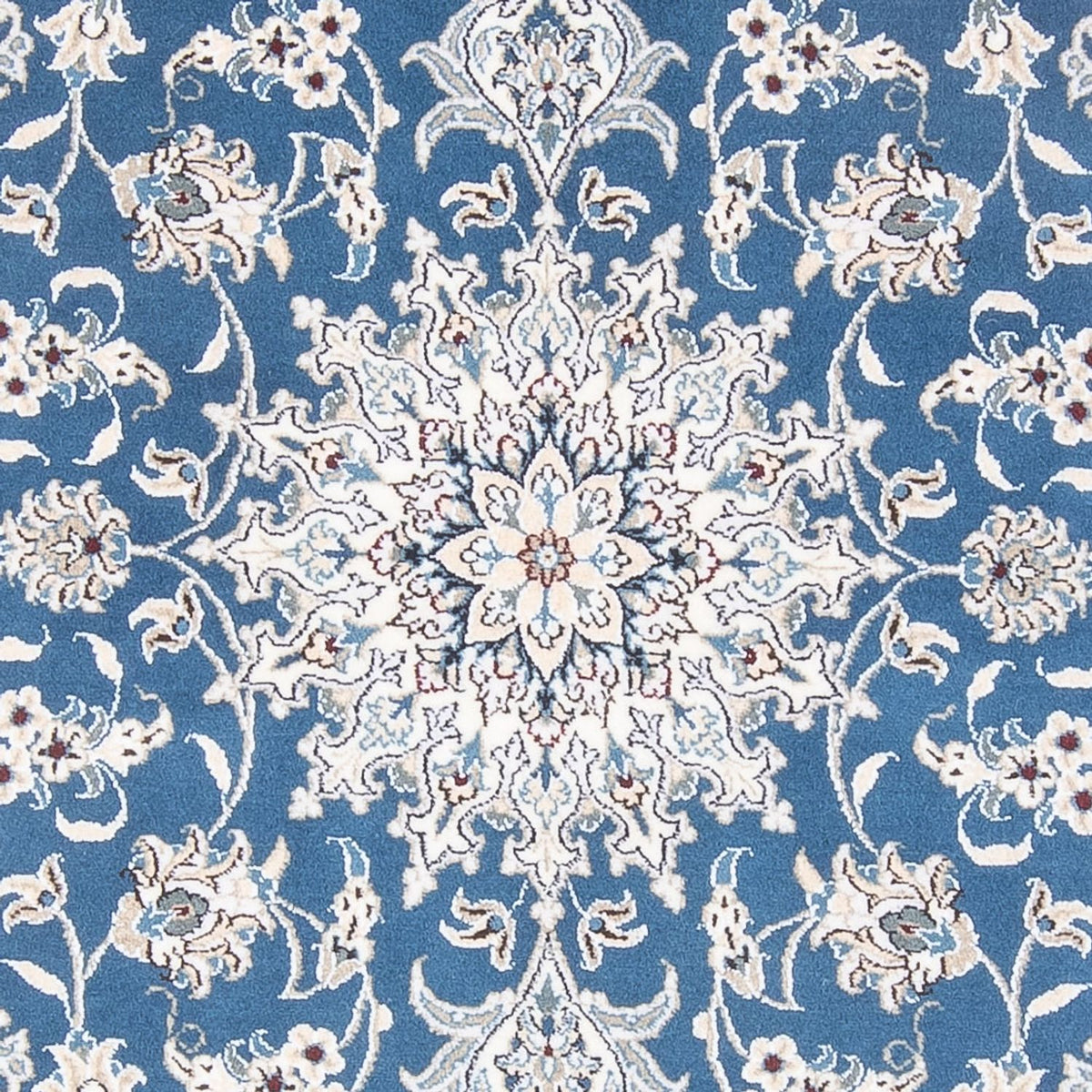 Tapis persan - Nain - Royal - 196 x 150 cm - bleu