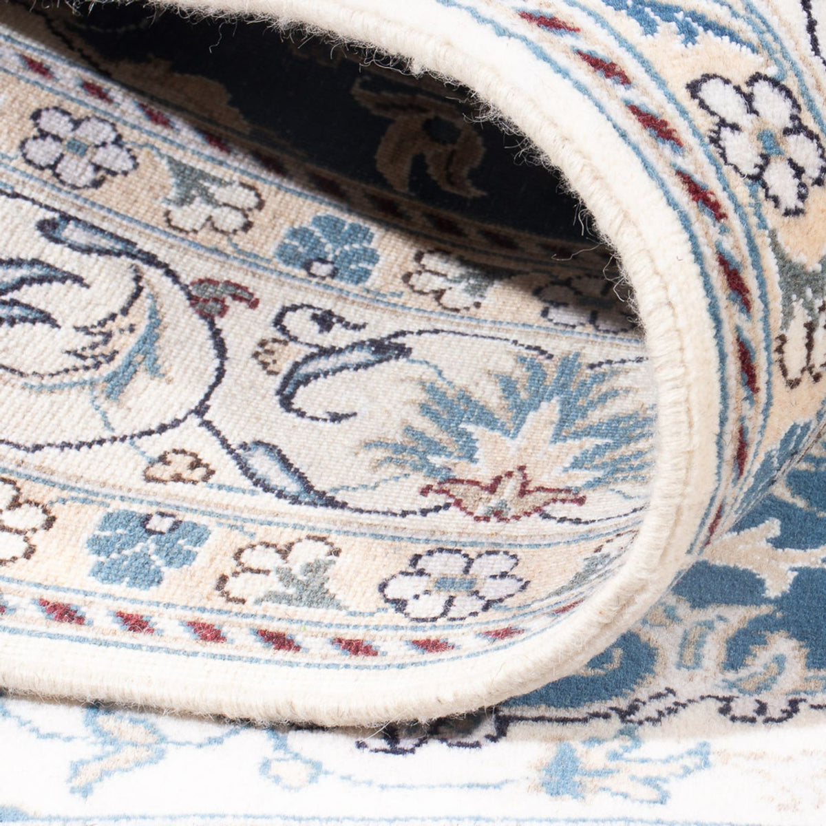 Tapis persan - Nain - Royal - 196 x 150 cm - bleu