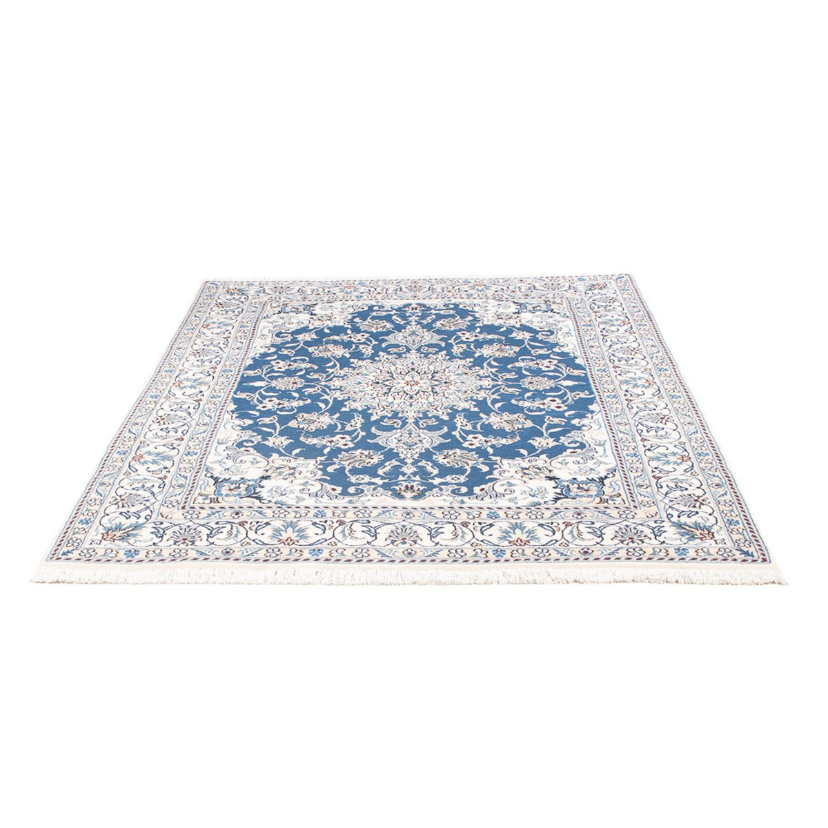 Tapis persan - Nain - Royal - 196 x 150 cm - bleu