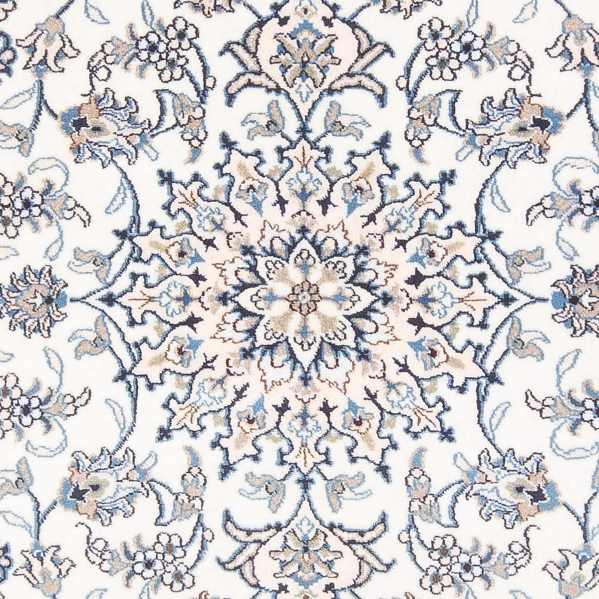 Tapis persan - Nain - Royal - 190 x 150 cm - crème