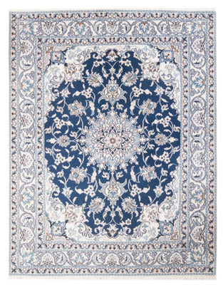 Tapis persan - Nain - Royal - 192 x 148 cm - bleu foncé