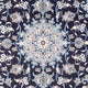 Tapis persan - Nain - Royal - 197 x 146 cm - bleu foncé