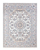 Tapis persan - Nain - Royal - 196 x 153 cm - crème