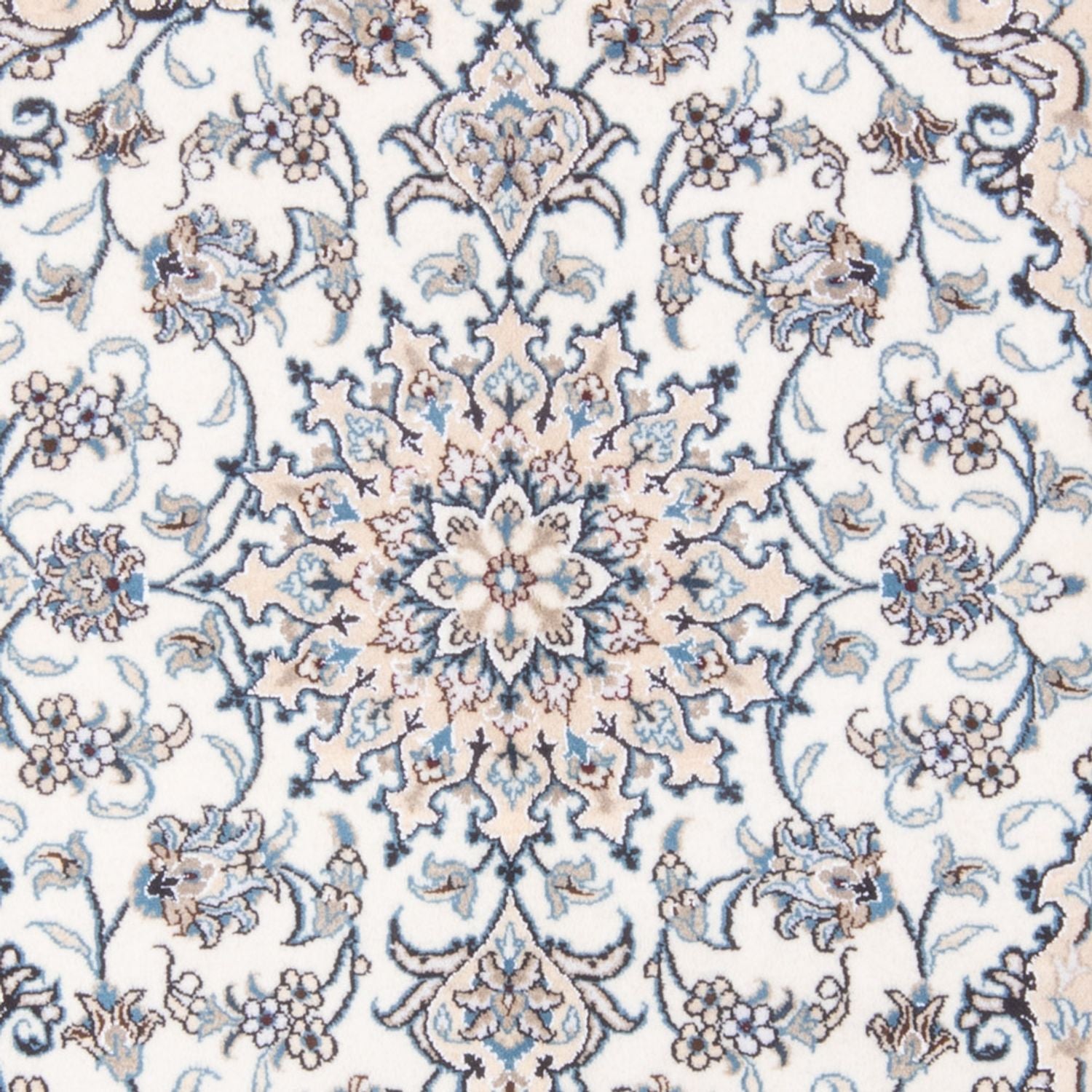 Tapis persan - Nain - Royal - 196 x 153 cm - crème