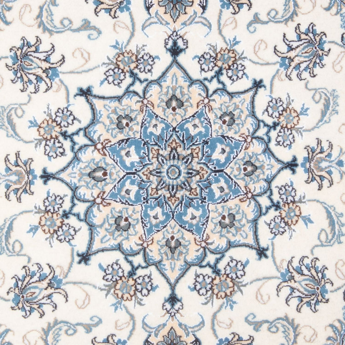 Tapis persan - Nain - Royal - 198 x 147 cm - crème