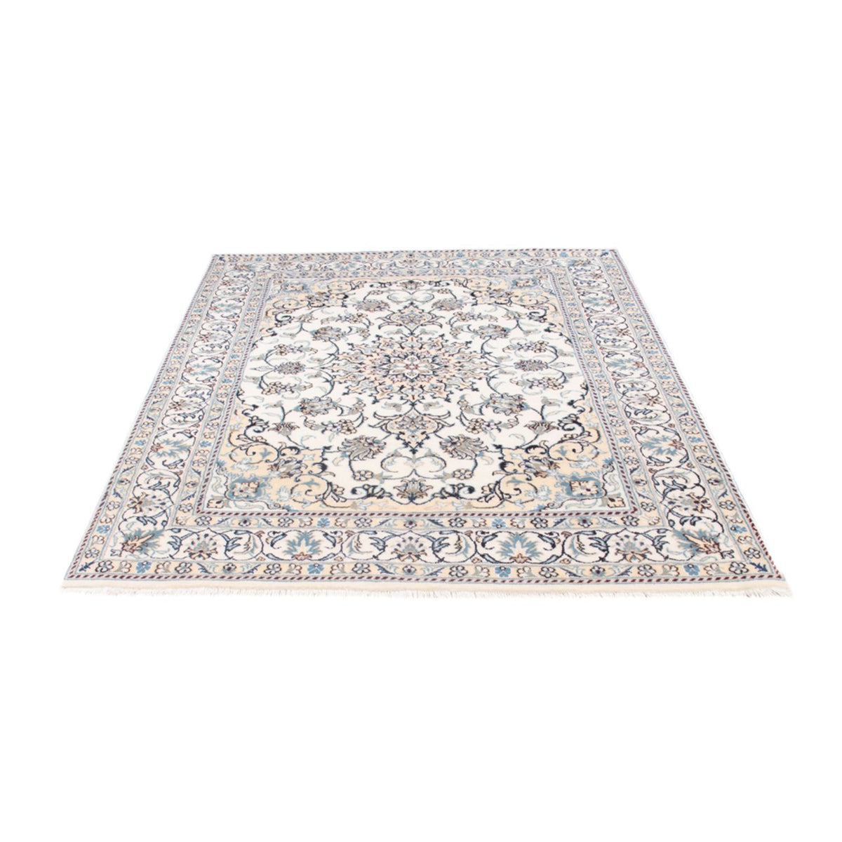 Tapis persan - Nain - Royal - 200 x 143 cm - crème