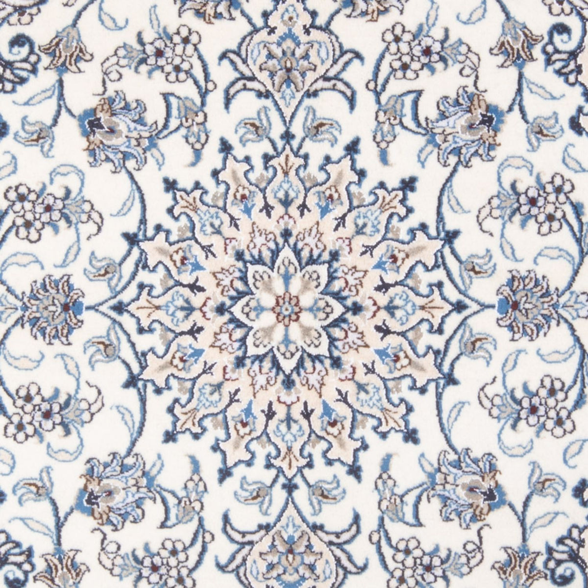 Tapis persan - Nain - Royal - 201 x 148 cm - crème