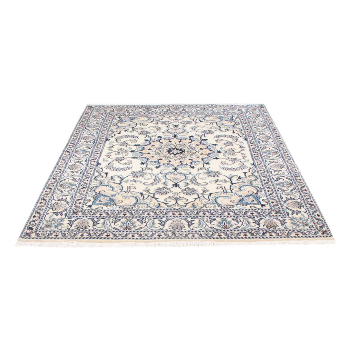 Tapis persan - Nain - Royal - 200 x 148 cm - crème