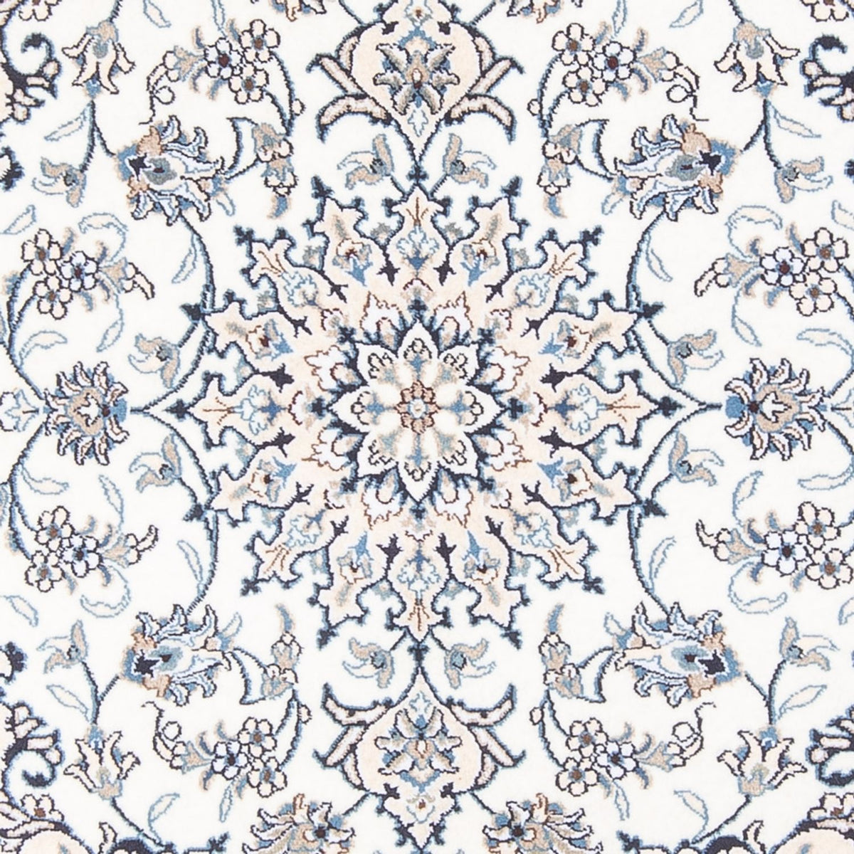 Tapis persan - Nain - Royal - 190 x 148 cm - crème