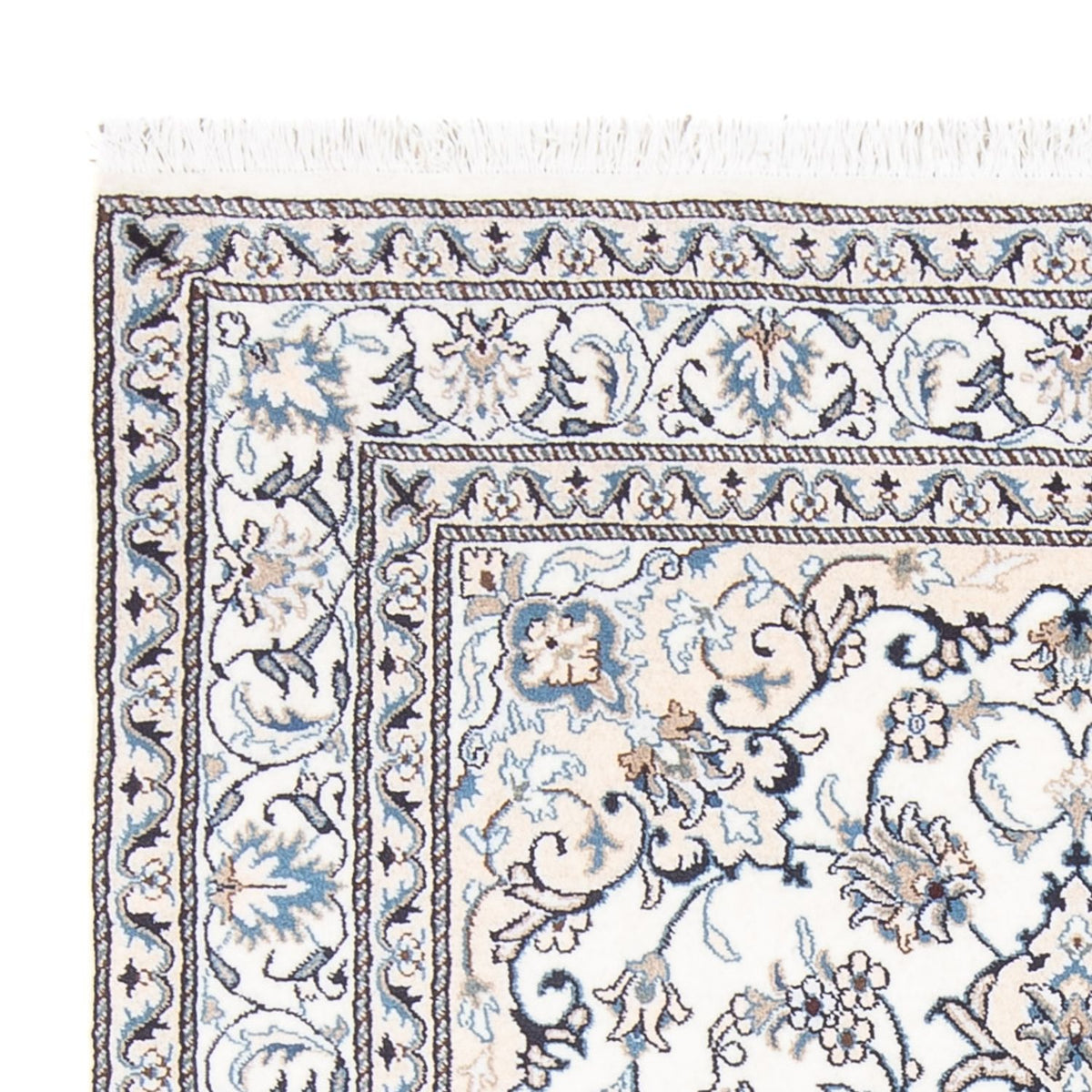 Tapis persan - Nain - Royal - 190 x 148 cm - crème