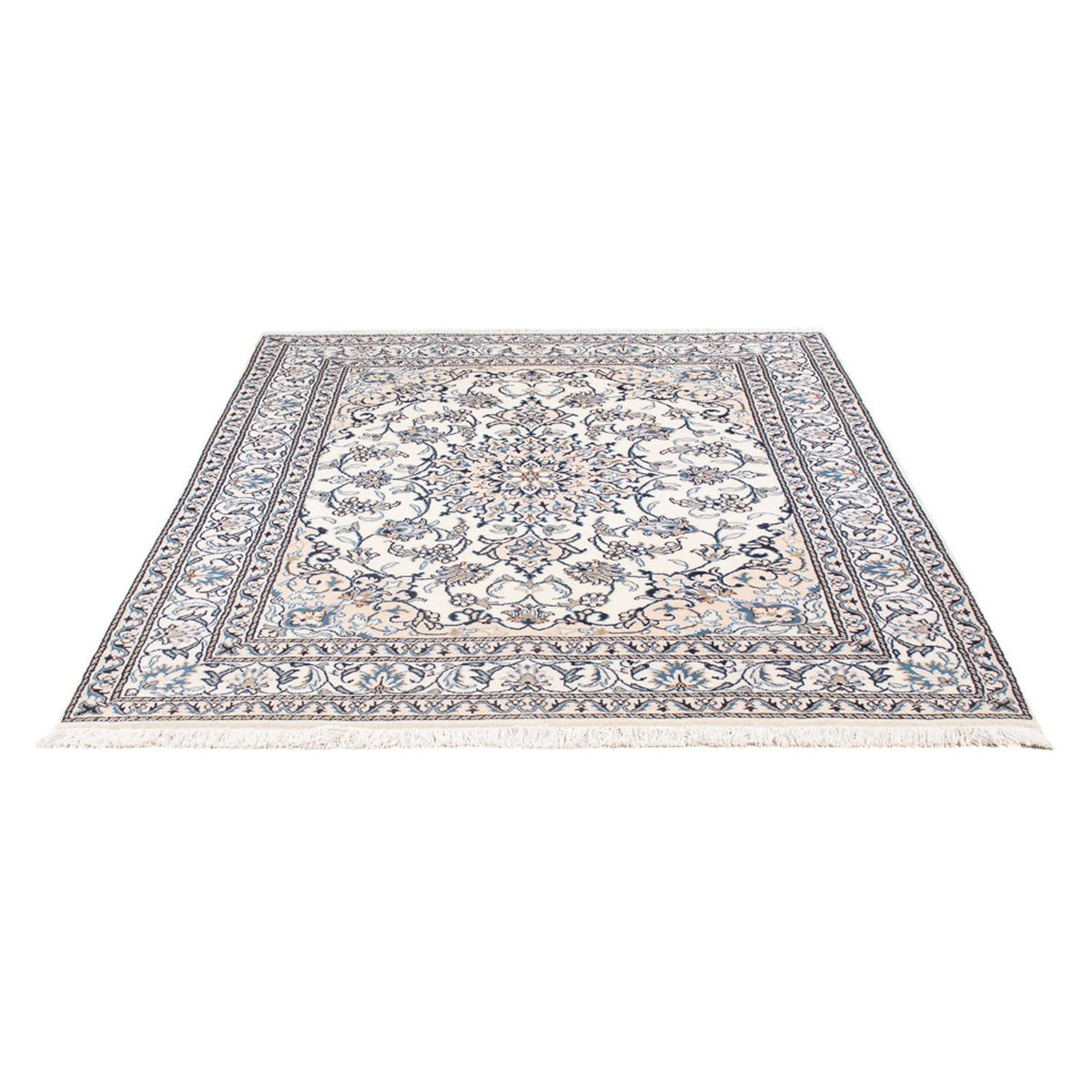 Tapis persan - Nain - Royal - 190 x 148 cm - crème