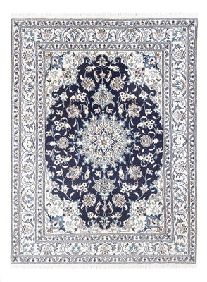 Tapis persan - Nain - Royal - 203 x 147 cm - bleu foncé