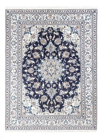 Tapis persan - Nain - Royal - 203 x 147 cm - bleu foncé