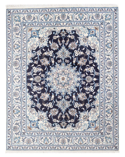 Tapis de Nain - 9La Tapis 147x198cm - Tapis persan - bleu foncé