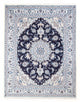 Tapis persan - Nain - Royal - 213 x 150 cm - bleu foncé