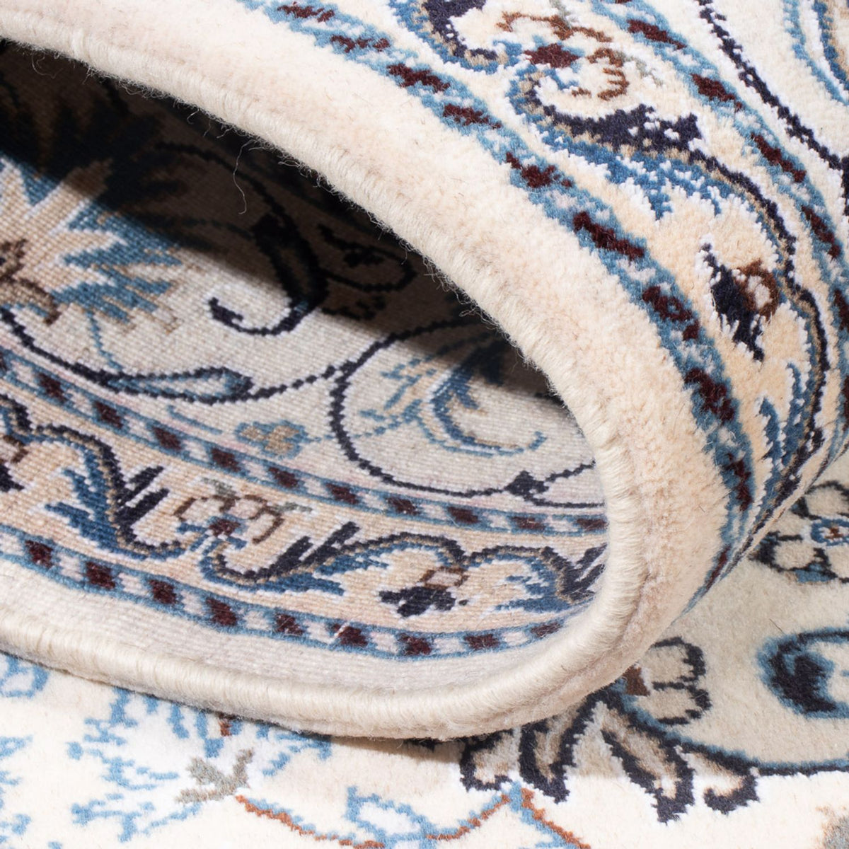 Tapis persan - Nain - Royal - 197 x 148 cm - crème