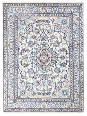 Tapis persan - Nain - Royal - 197 x 145 cm - crème