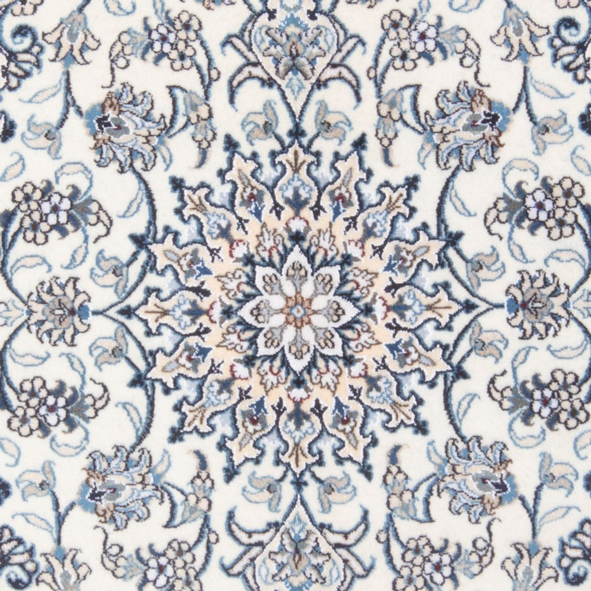 Tapis persan - Nain - Royal - 197 x 145 cm - crème