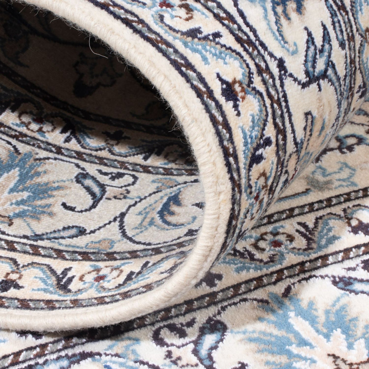 Tapis persan - Nain - Royal - 197 x 145 cm - crème