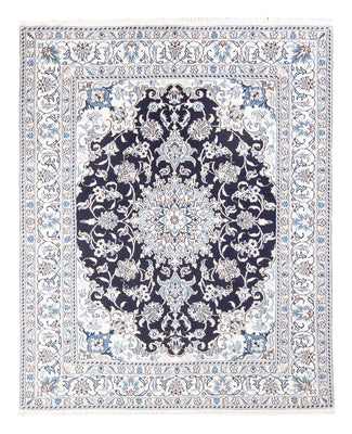 Tapis persan - Nain - Royal - 190 x 149 cm - bleu foncé