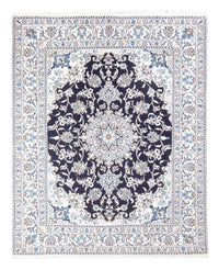 Tapis persan - Nain - Royal - 190 x 149 cm - bleu foncé