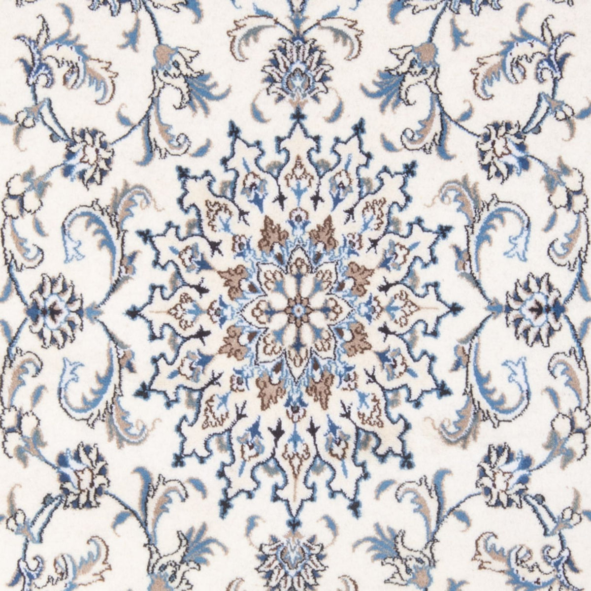 Tapis persan - Nain - Royal - 204 x 147 cm - crème