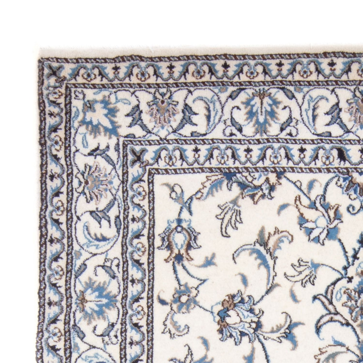 Tapis persan - Nain - Royal - 204 x 147 cm - crème