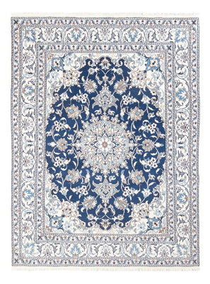 Tapis persan - Nain - Royal - 201 x 146 cm - bleu