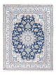 Tapis persan - Nain - Royal - 201 x 146 cm - bleu