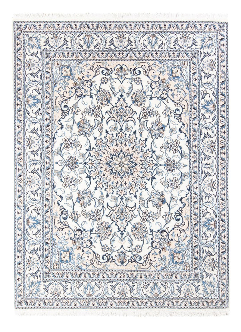 Tapis persan - Nain - Royal - 196 x 143 cm - crème