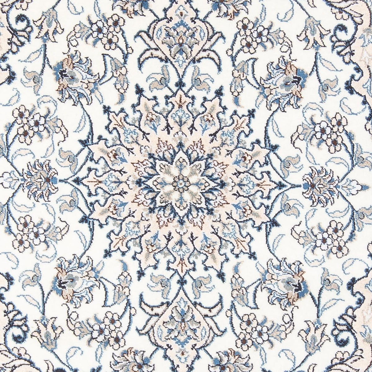 Tapis persan - Nain - Royal - 196 x 143 cm - crème