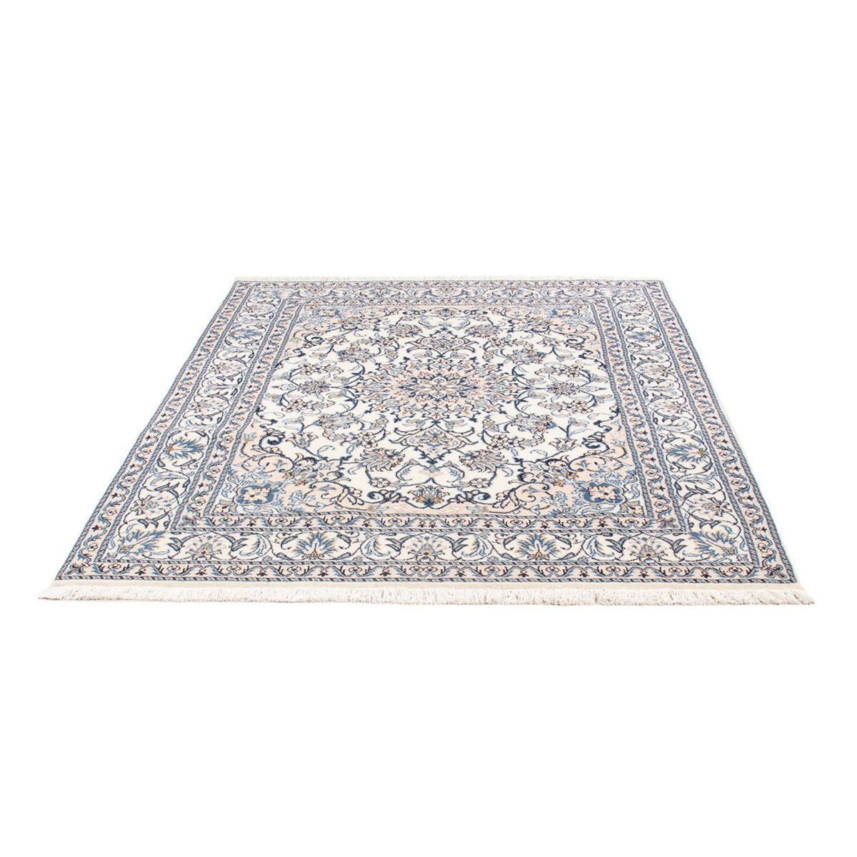 Tapis persan - Nain - Royal - 196 x 143 cm - crème