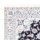 Tapis persan - Nain - Royal - 200 x 147 cm - bleu foncé