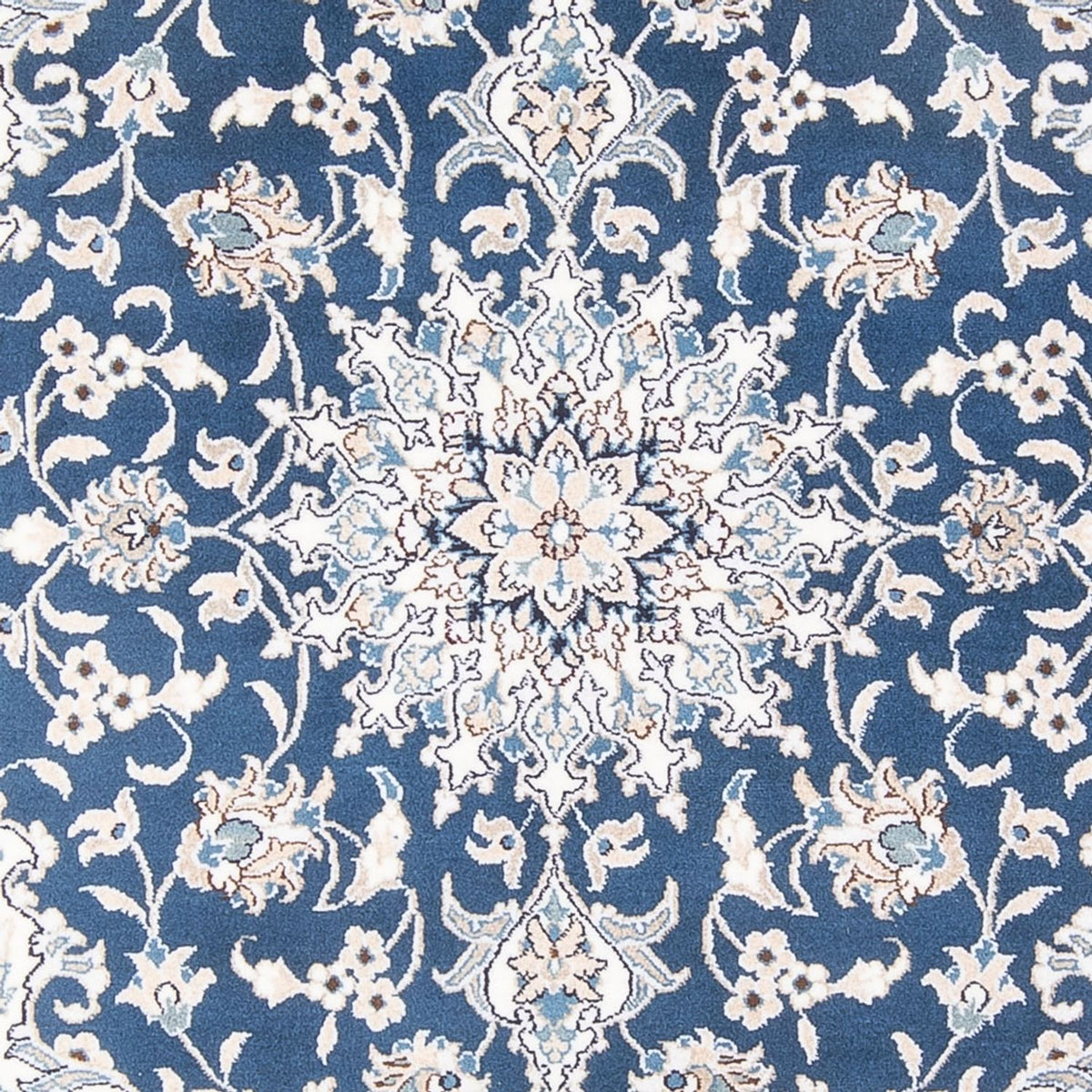 Tapis persan - Nain - Royal - 194 x 152 cm - bleu