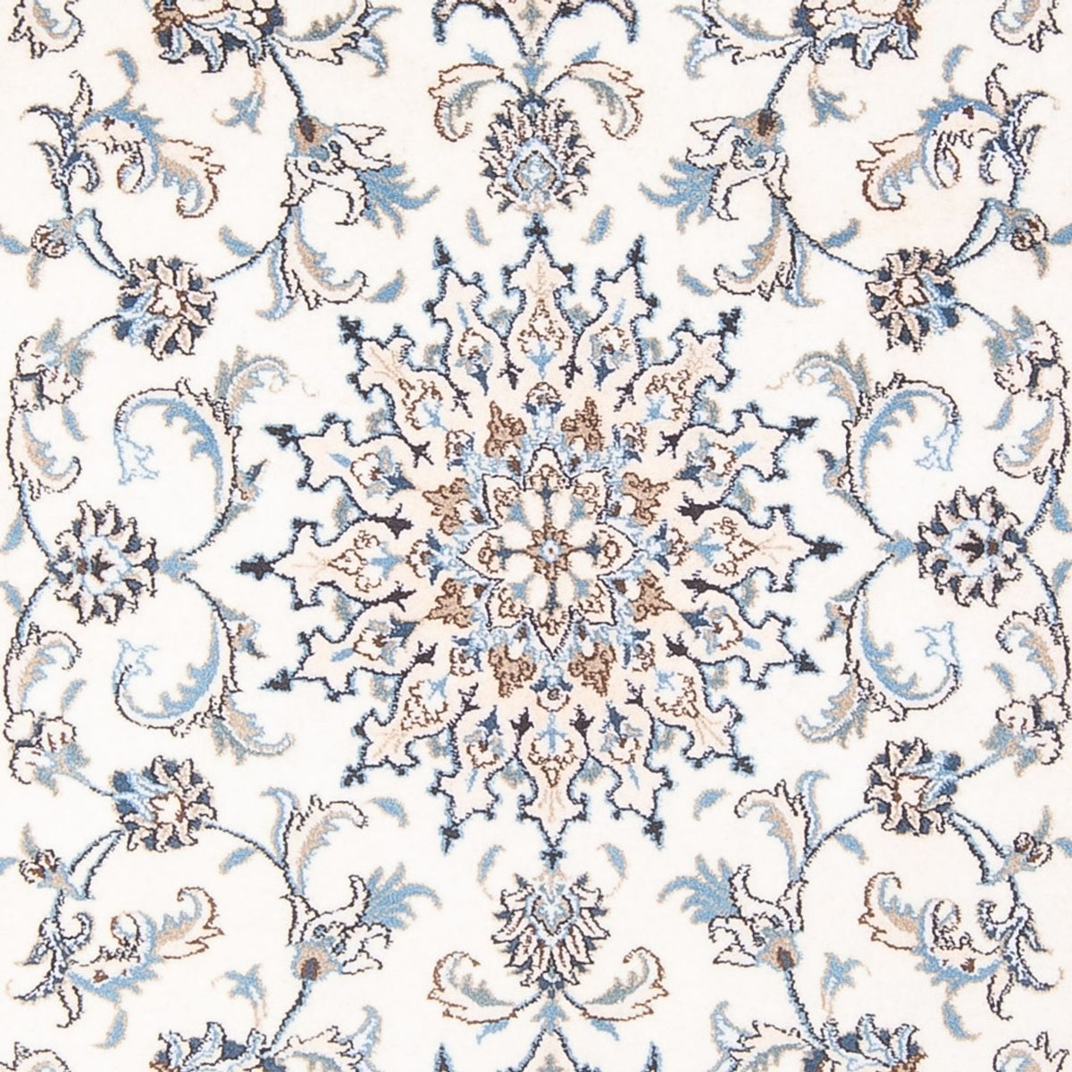 Tapis persan - Nain - Royal - 210 x 144 cm - crème