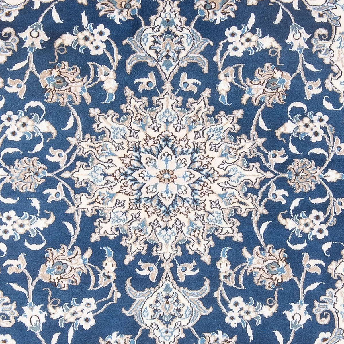 Tapis persan - Nain - Royal - 207 x 151 cm - bleu