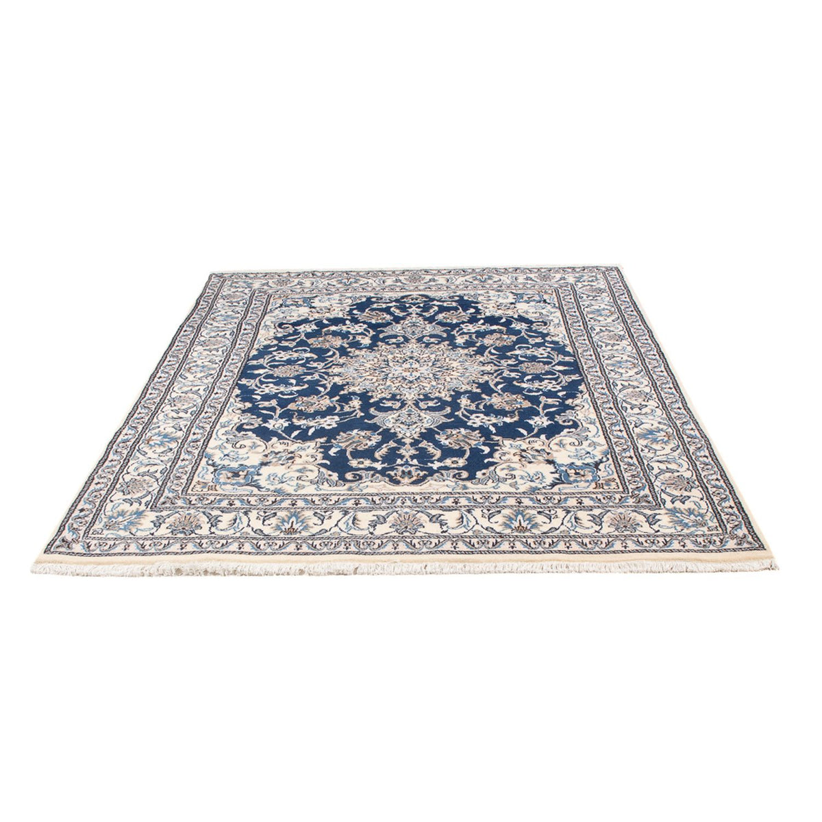 Tapis persan - Nain - Royal - 207 x 151 cm - bleu