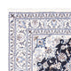 Tapis persan - Nain - Royal - 207 x 145 cm - bleu foncé