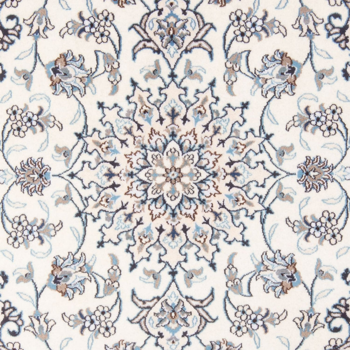 Tapis persan - Nain - Royal - 194 x 143 cm - crème