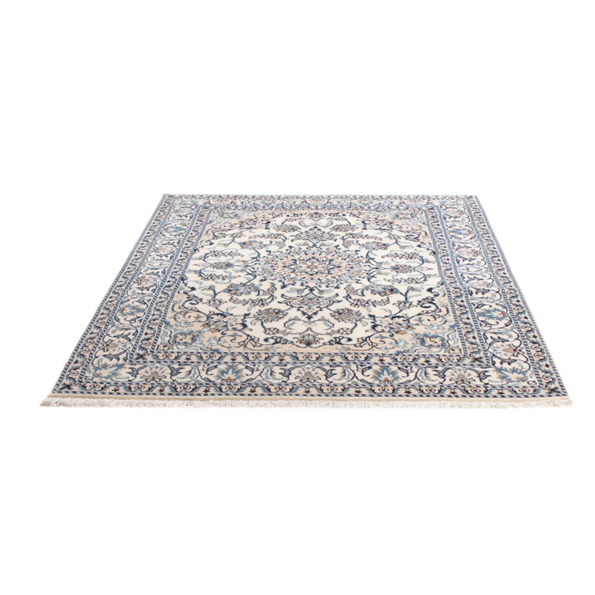 Tapis persan - Nain - Royal - 194 x 143 cm - crème