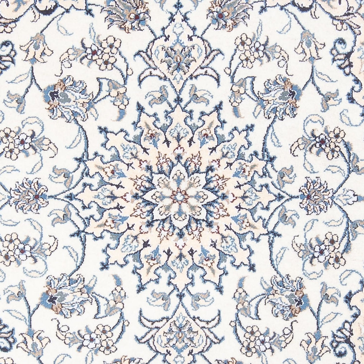 Tapis persan - Nain - Royal - 207 x 150 cm - crème