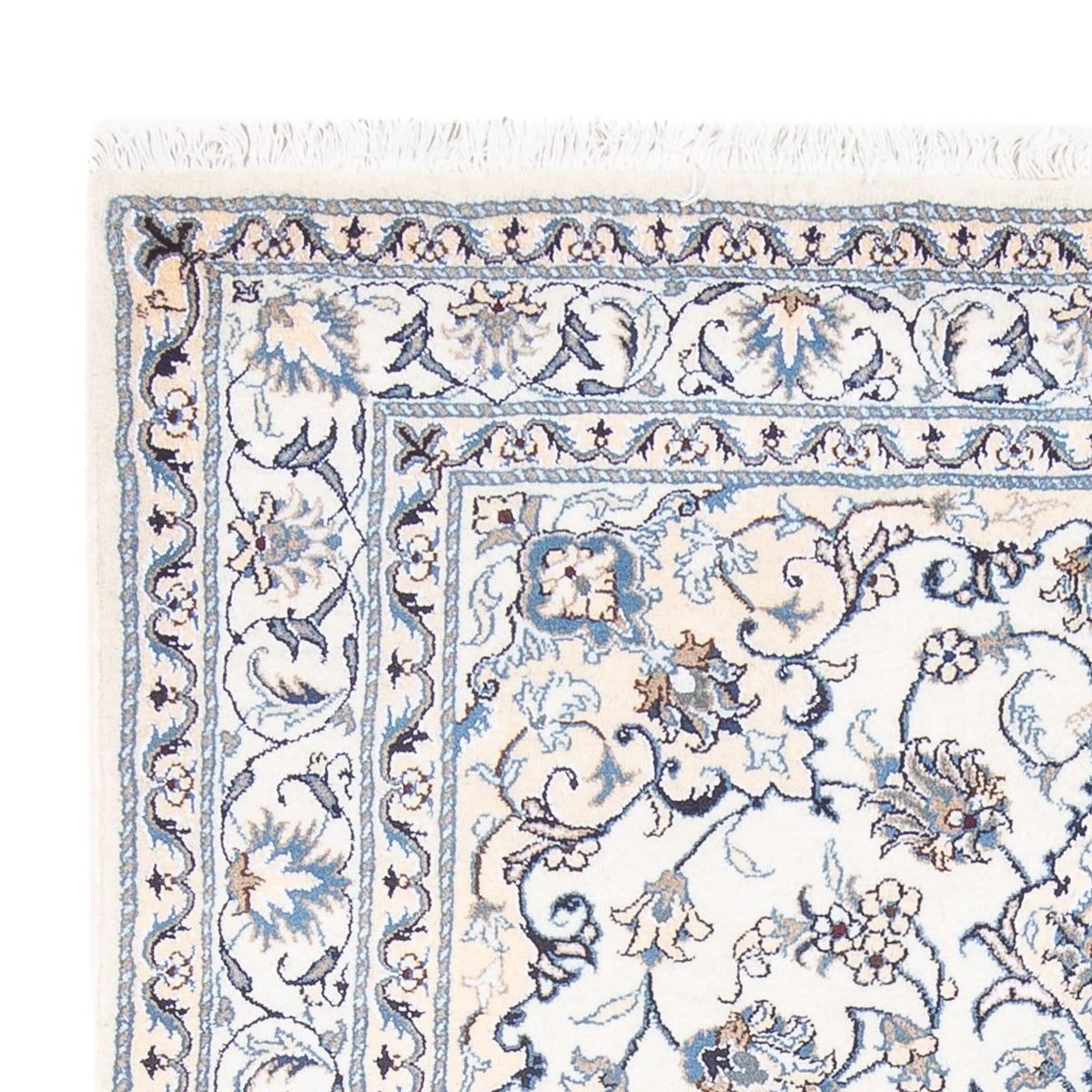 Tapis persan - Nain - Royal - 207 x 150 cm - crème